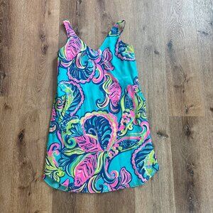 Lilly Pulitzer Bailey Silk Mini Dress w/ Pockets- XS
